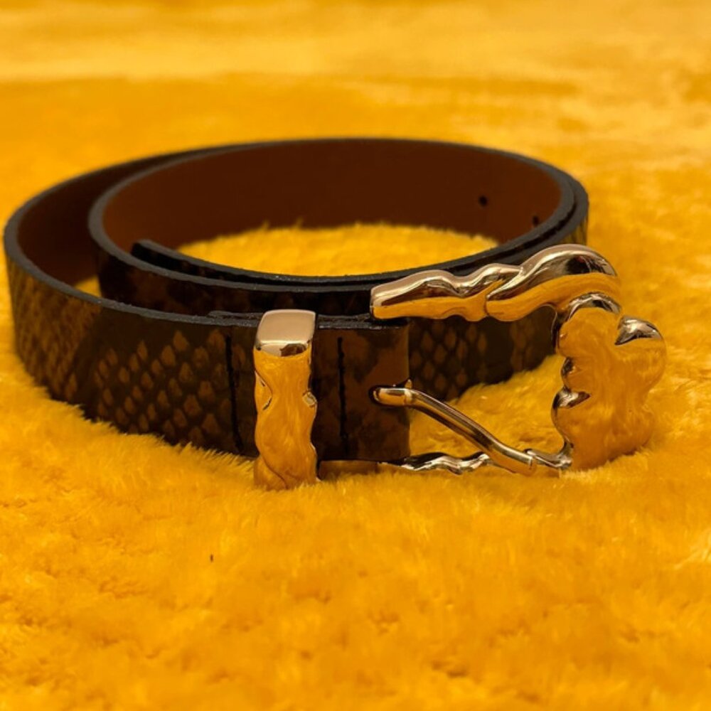 NWOT Sinéquanone Paris leather Belt